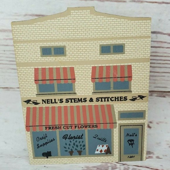 Vintage Nells Stems & Stitches The Cats Meow Shelf Sitter Faline 91 Home Décor - Picture 1 of 9